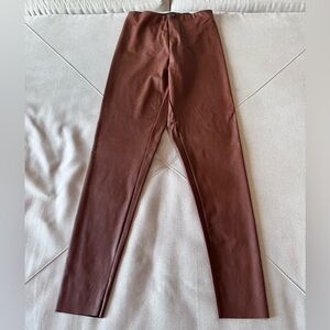 Naked Wardrobe Rich Brown Leggings